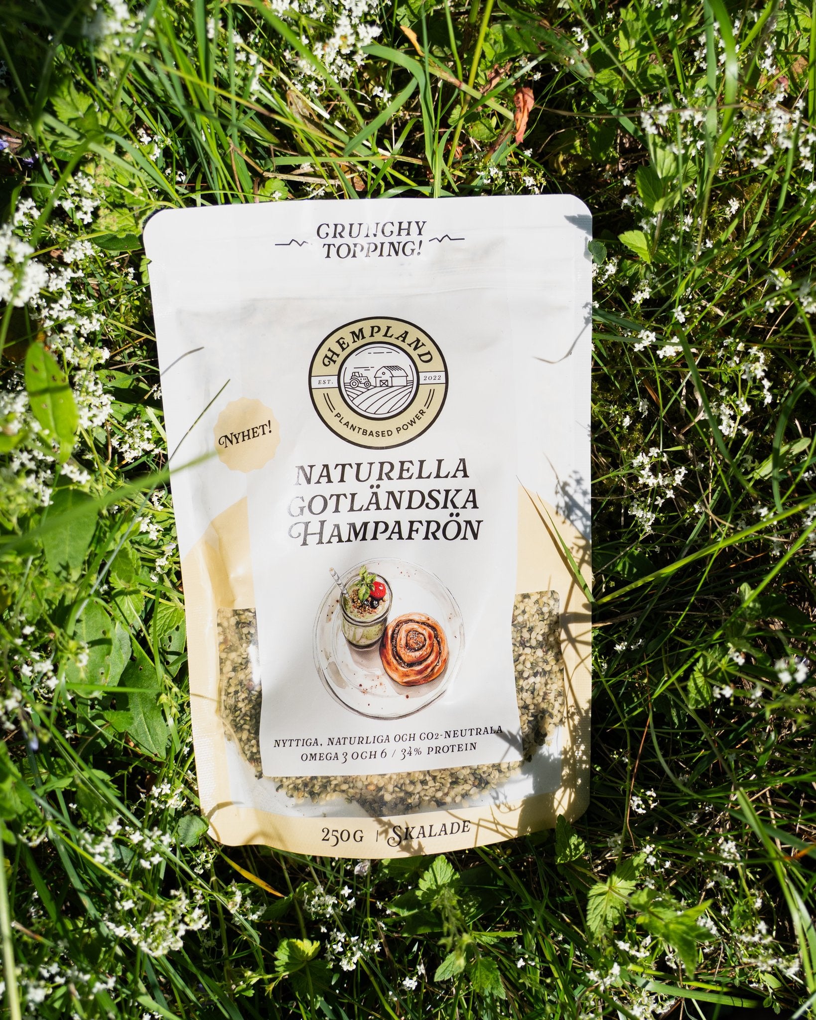 Hulled Gotland Hemp Grains – Natural